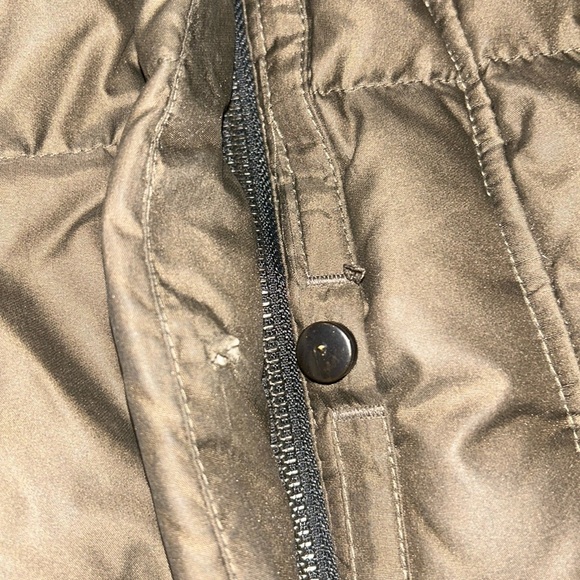 Soia & kyo down hooded coyote fur puffer coat size XXS - Picture 5 of 10